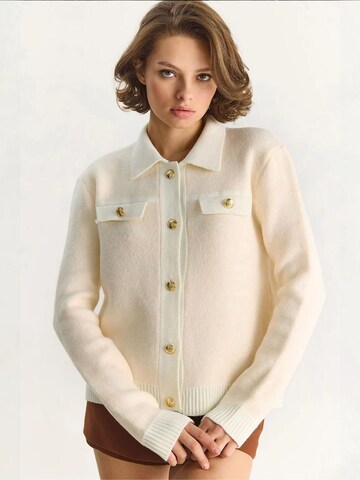 Bianco Lucci Strickjacke in Beige