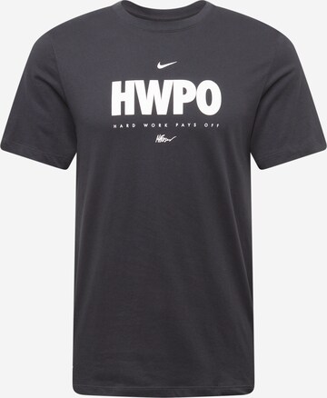 T-Shirt fonctionnel 'HWPO' NIKE en noir : devant