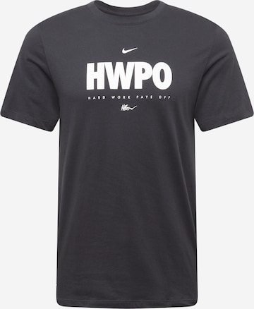 NIKE Sportshirt 'HWPO' in Schwarz: predná strana