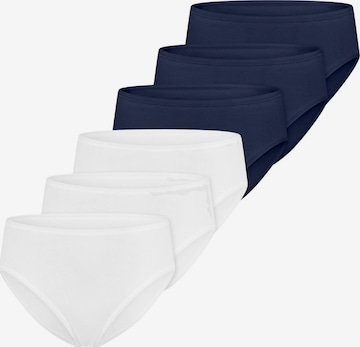 SCHIESSER Panty 'Essentials Cotton' in Blue: front