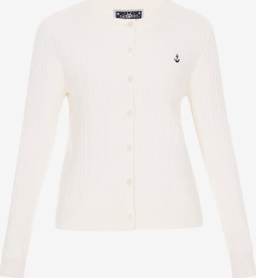 DreiMaster MaritimKardigan - bijela boja: prednji dio