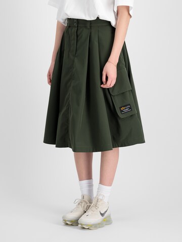 ALPHA INDUSTRIES - Falda en verde: frente