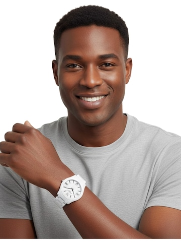 Emporio Armani - Reloj analógico 'Analog watch' en blanco
