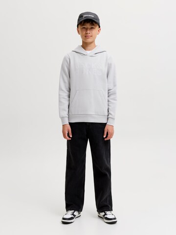 pelēks Jack & Jones Junior Standarta piegriezums Sportisks džemperis 'JJECORP'