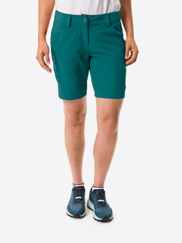 VAUDE Regular Outdoor Pants 'Neyland' in Green: front