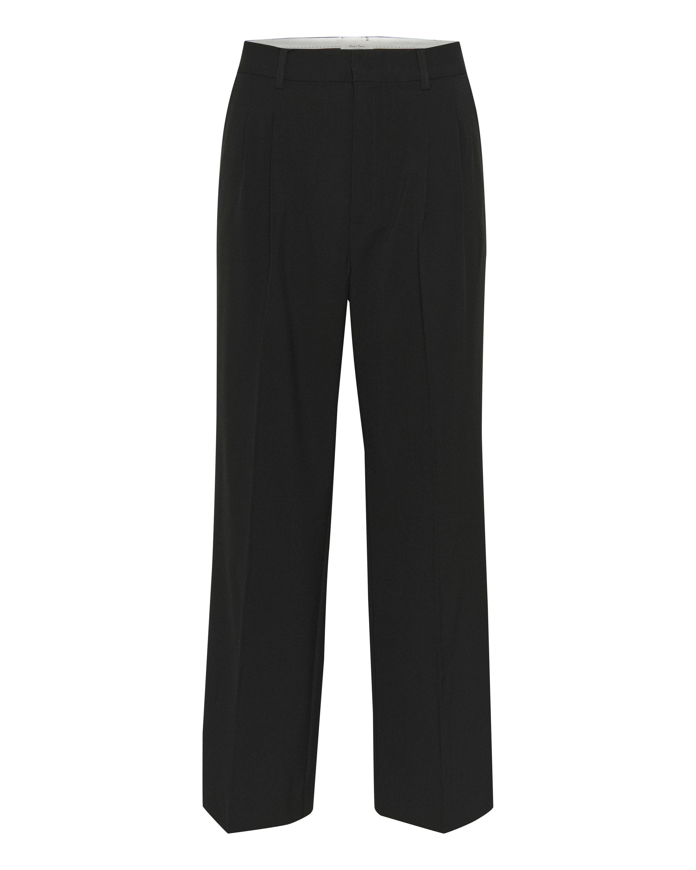 Part Two - Pantalón 'Cherra' en negro: frente