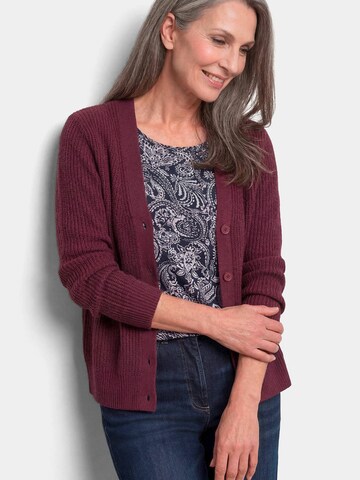 Goldner Knit cardigan in Purple
