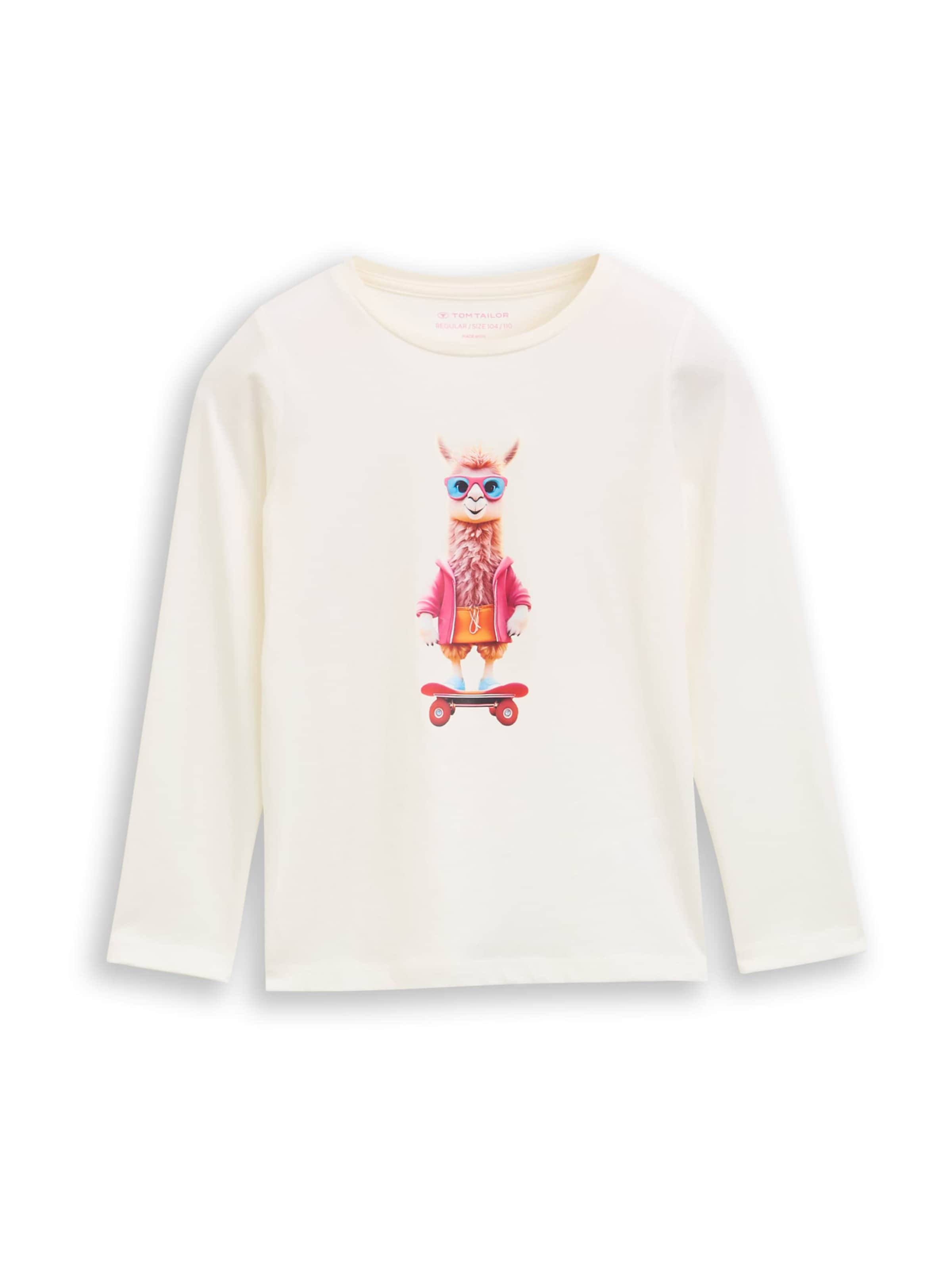 TOM TAILOR Shirt in White: front