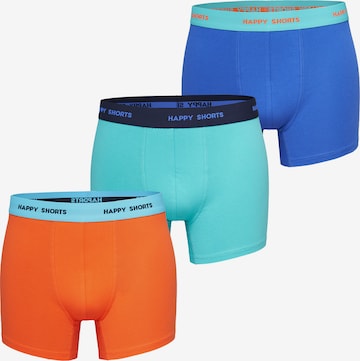 Boxers Happy Shorts en bleu : devant