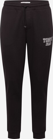 Tommy Jeans - Pantalón en negro: frente