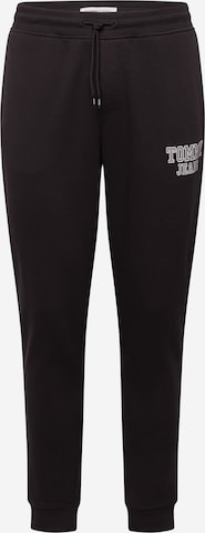 Tommy Jeans Zwężane Spodnie w kolorze czarny: przód