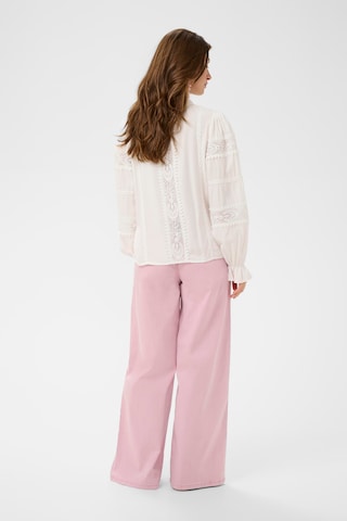 Cream Blouse 'CRTess' in Wit