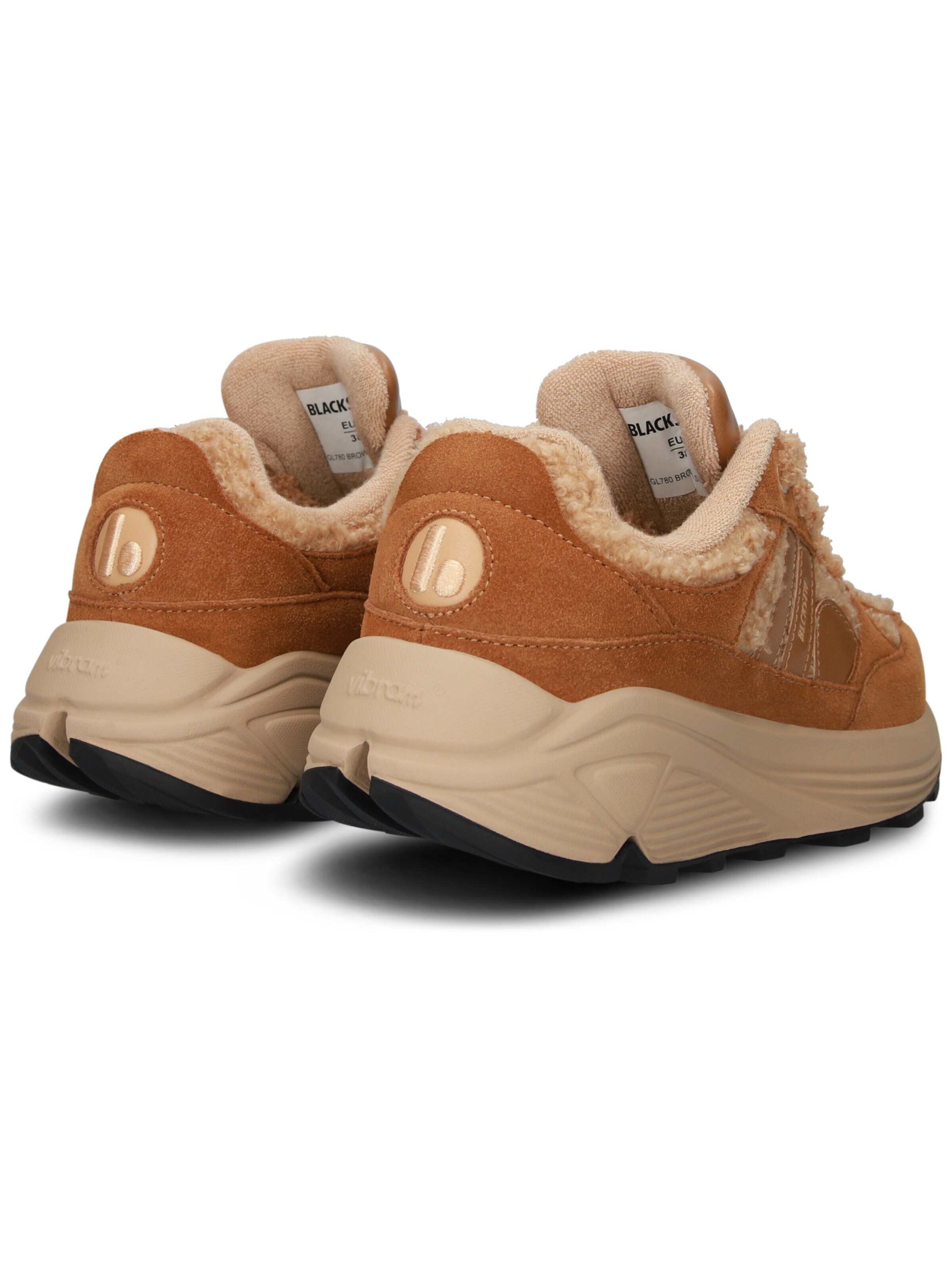 BLACKSTONE Platform trainers 'V-RILEY' in Brown