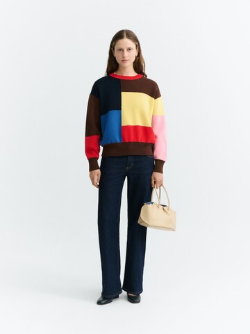 Thinking MU Sweater 'PETRA' in Mixed colors: front