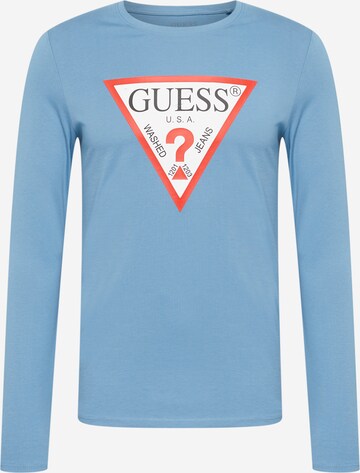 GUESS T-shirt i blå: framsida