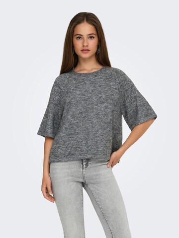 ONLY Pullover 'AZU' in Grau: Vorderseite