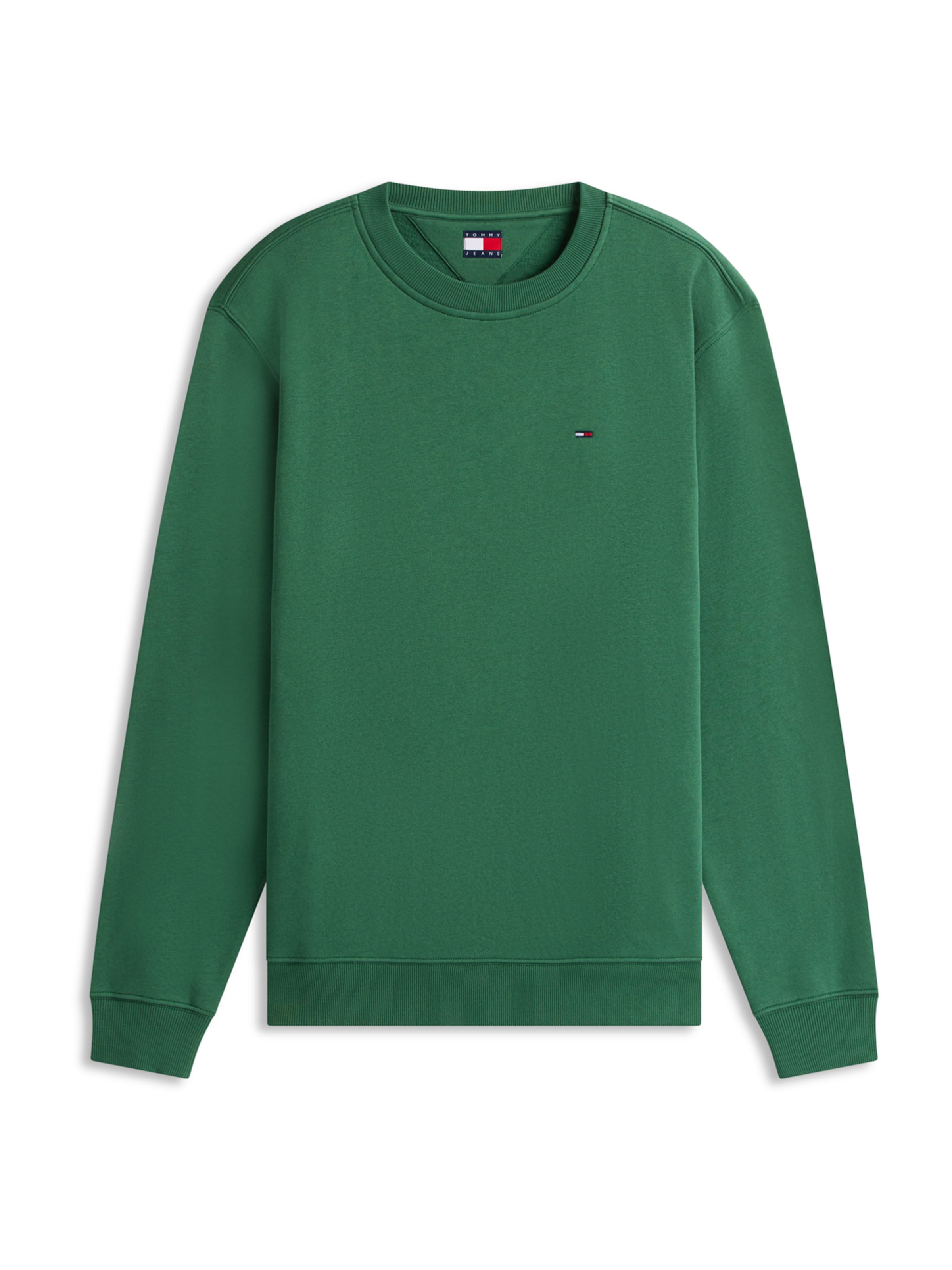Felpa di Tommy Jeans in verde: frontale