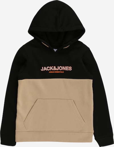 Jack & Jones Junior Sweatshirt 'URBAN' i ljusorange / puder / svart, Produktvy