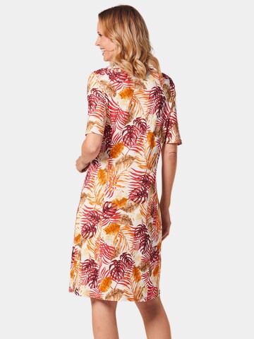 Goldner Kleid in Rot