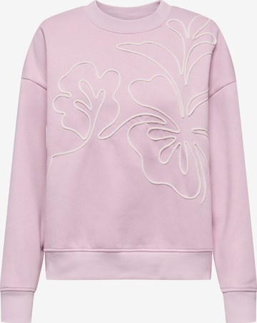 JDY Sweatshirt 'JDYCanoa' in Purple: front