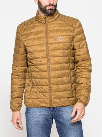 Carrera Jeans Outdoor jacket 'High-Neck' in Yellow: front