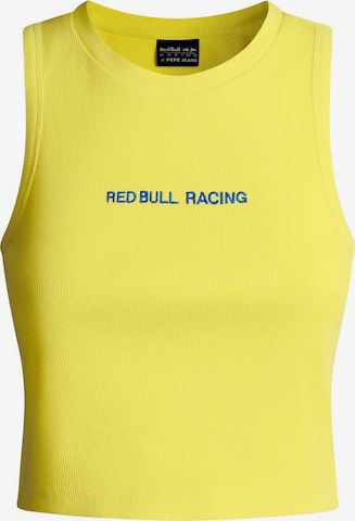Red Bull Racing x Pepe Jeans Shirt in Geel: voorkant