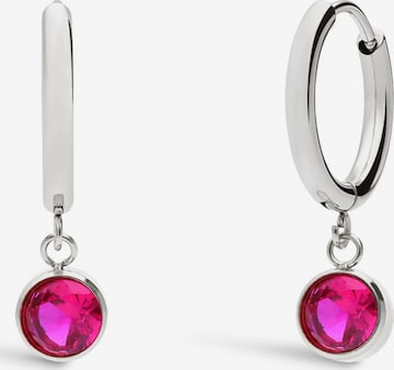 Lucardi Ohrringe in Silber: Vorderseite