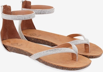 Desa Sandals 'Sandalen' in Grey: front