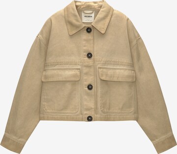 Pull&Bear Between-season jacket in Brown: front