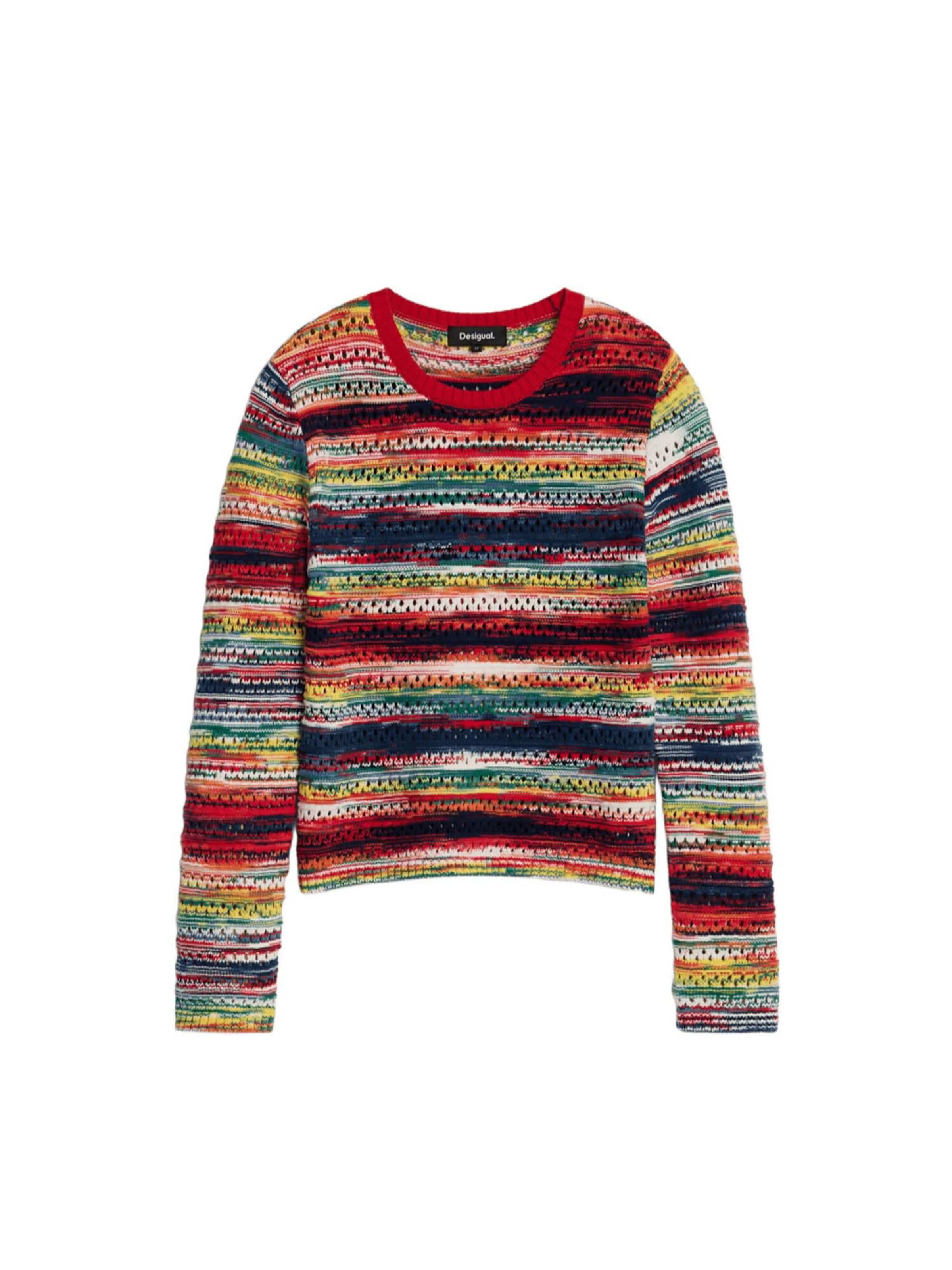 Sweat-shirt Desigual en mélange de couleurs : devant