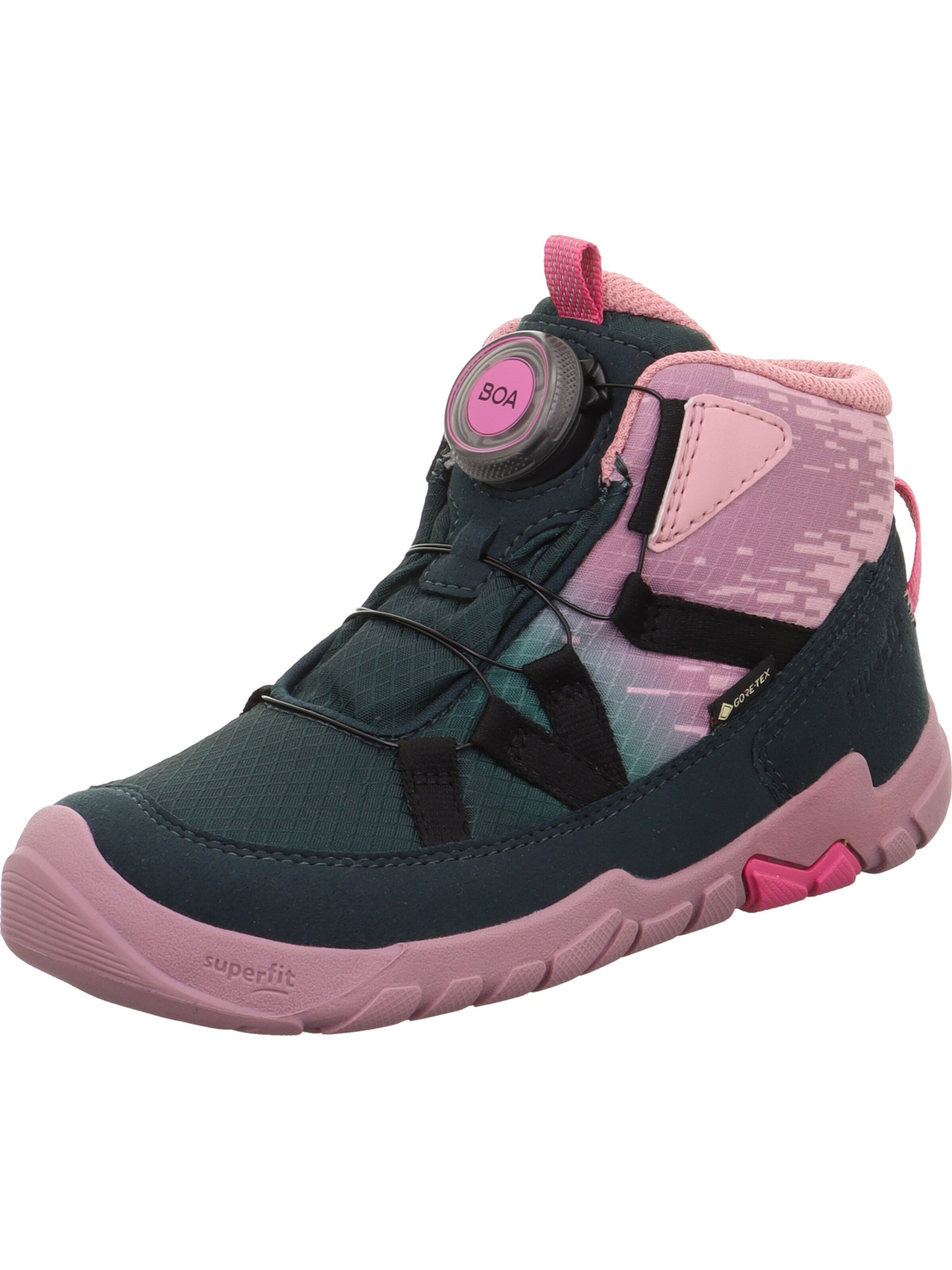 SUPERFIT Boots 'TRACE' in Green: front