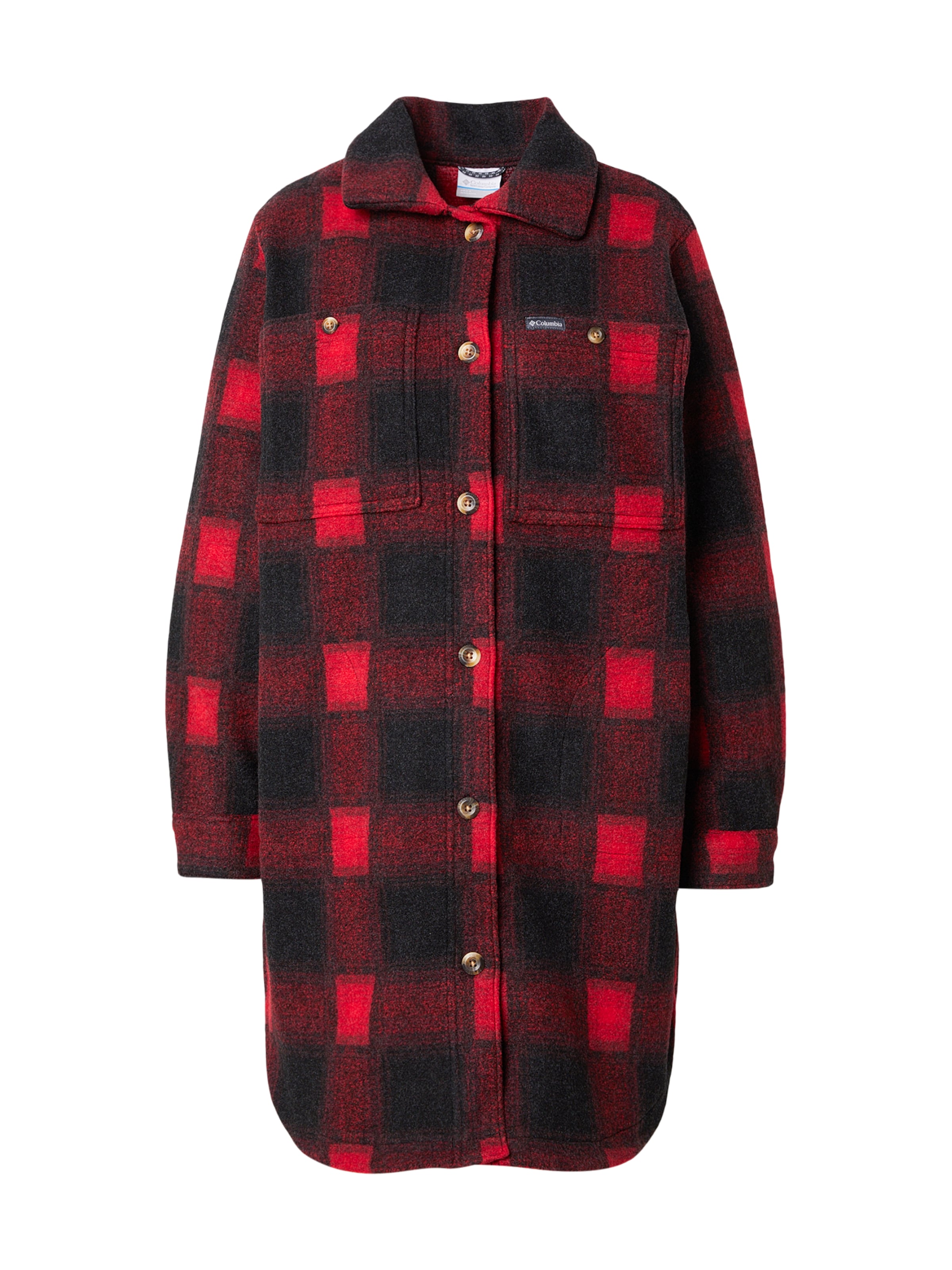 COLUMBIA Λειτουργική ζακέτα φλις 'Wildest Venture' σε κόκκινο: μπροστά