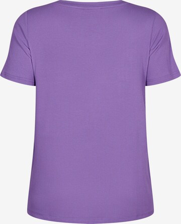 T-shirt 'Carly' Zizzi en violet