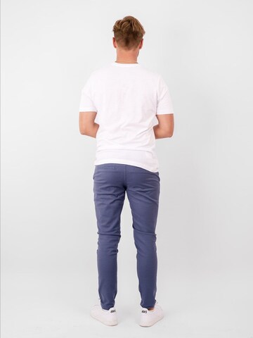 TeeShoppen Slim fit Chino Pants in Blue