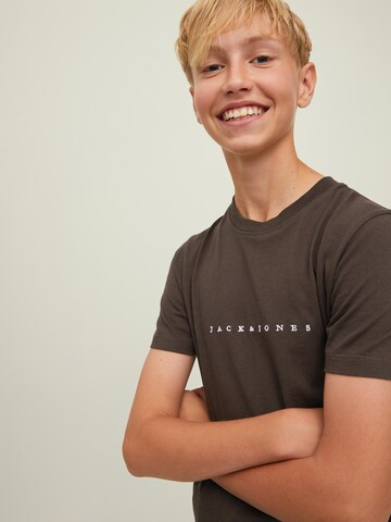 Jack & Jones Junior Shirt 'Copenhagen' in Bruin