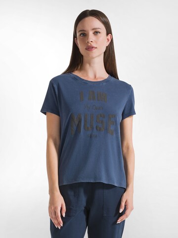 Maglietta di DEHA in blu: frontale