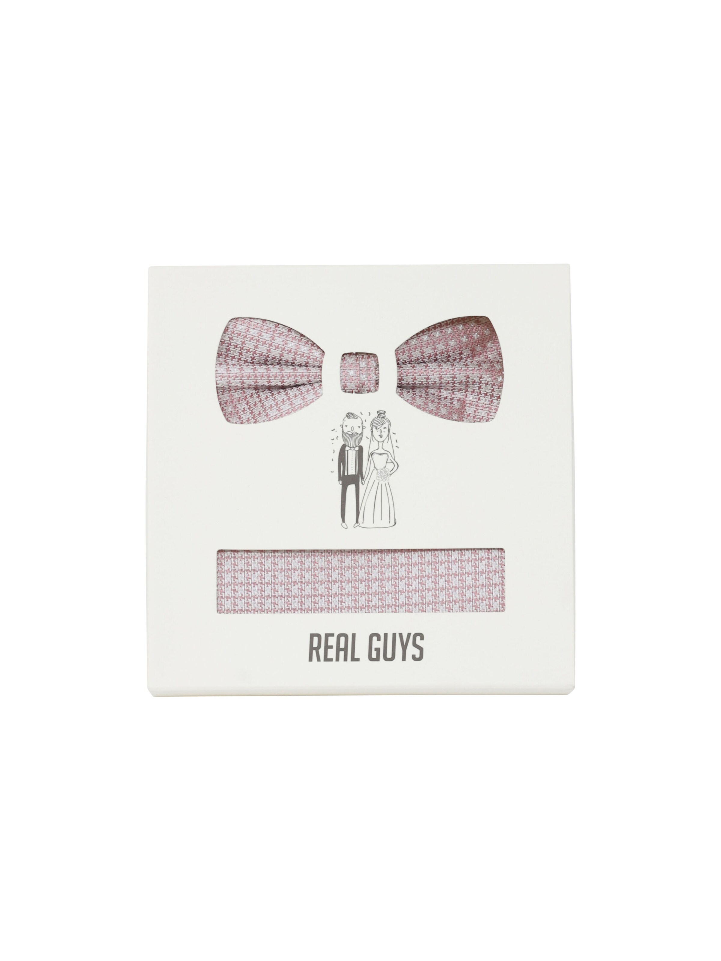 Real Guys Bow Tie in Pink