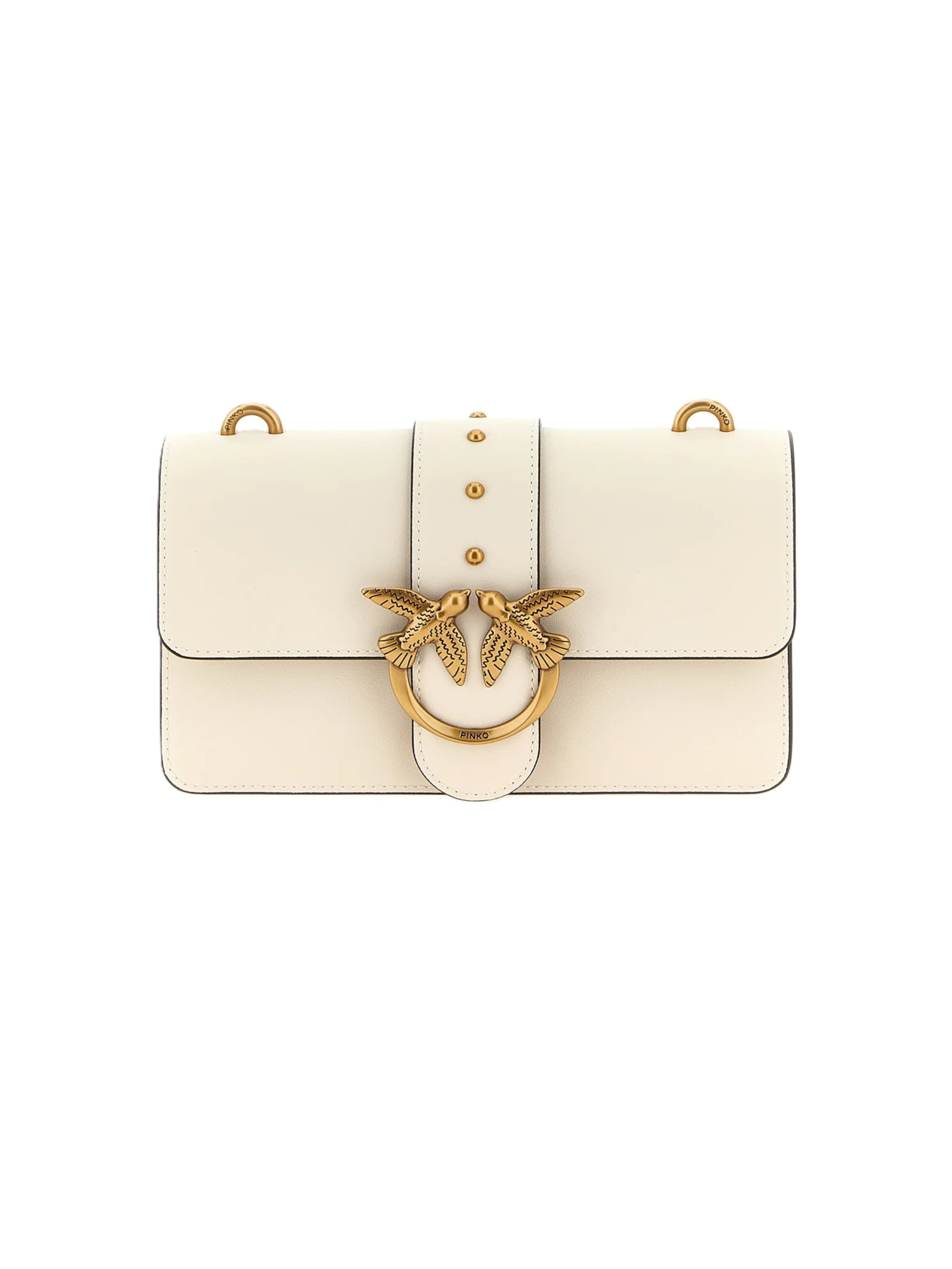 Borsa a tracolla '105856 A0F1' di PINKO in bianco: frontale