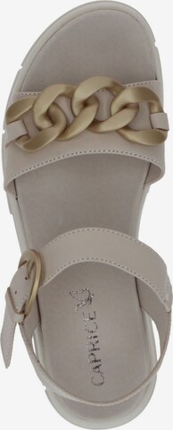 CAPRICE Strap sandal in Beige