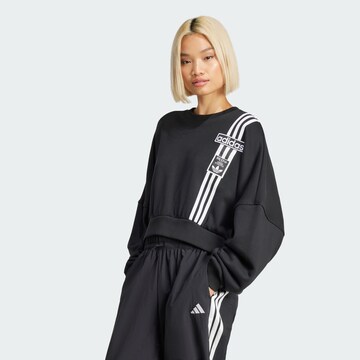 ADIDAS ORIGINALS Sweatshirt i svart: framsida