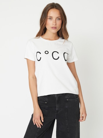 co'couture Paita 'Signature' värissä valkoinen: etupuoli