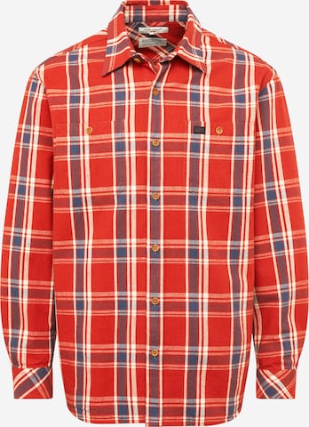 Nudie Jeans Co Regular fit Button Up Shirt 'Filip' in Red: front