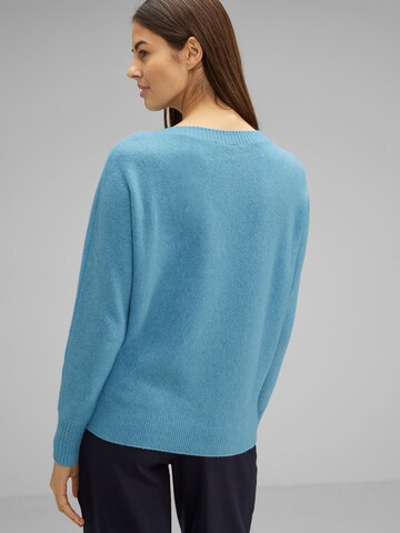 STREET ONE Sweater 'Dolman' in Blue