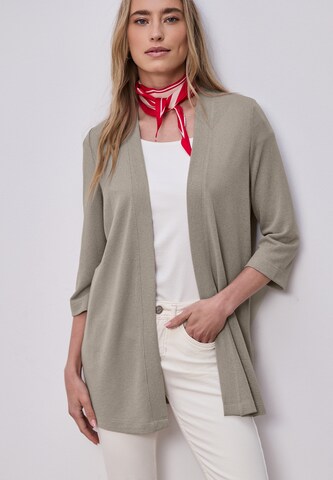 STREET ONE Strickjacke in Grau: Vorderseite