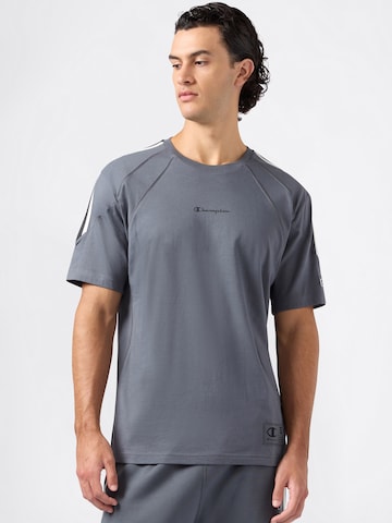 pilka Champion Authentic Athletic Apparel Marškinėliai: priekis