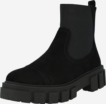 ABOUT YOU Chelsea boots 'Lou' in Zwart: voorkant