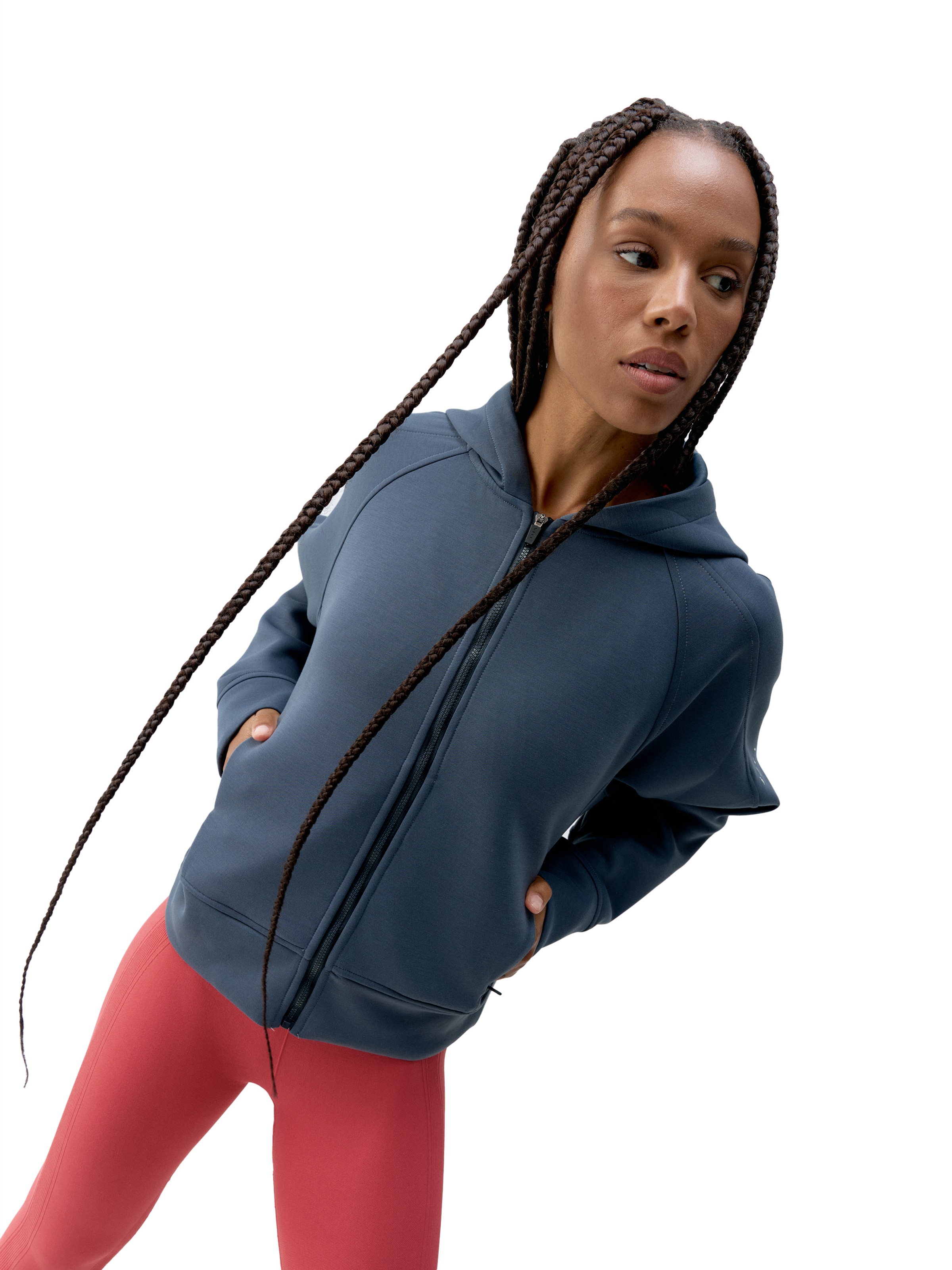 Born Sportief sweatvest 'Elsa' in Blauw