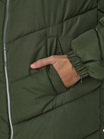 JDY Zimní kabát 'NEW FINNO' – zelená