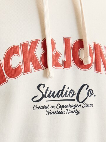 JACK & JONES Μπλούζα φούτερ 'JORBRONX' σε λευκό