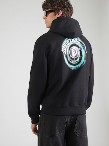 melns Santa Cruz Sportisks džemperis 'Winkowski Vertigo': no priekšpuses